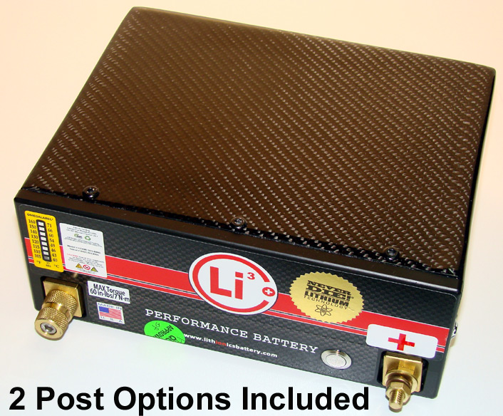 GT480 SBS40 carbon fiber, high performance 12 Volt lithiumion auto